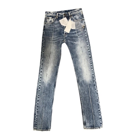 Maison Martin Margiela Light Blue Straight-Leg Jeans - Picture 1 of 6